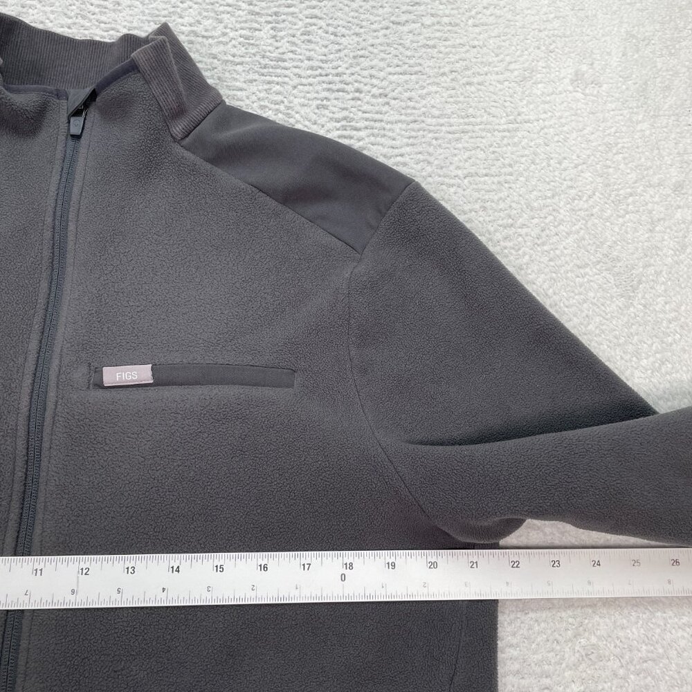 Figs On Shift Fleece Jacket Men's Size Medium Full Zip MXXOW1007 - Picture 4 of 9